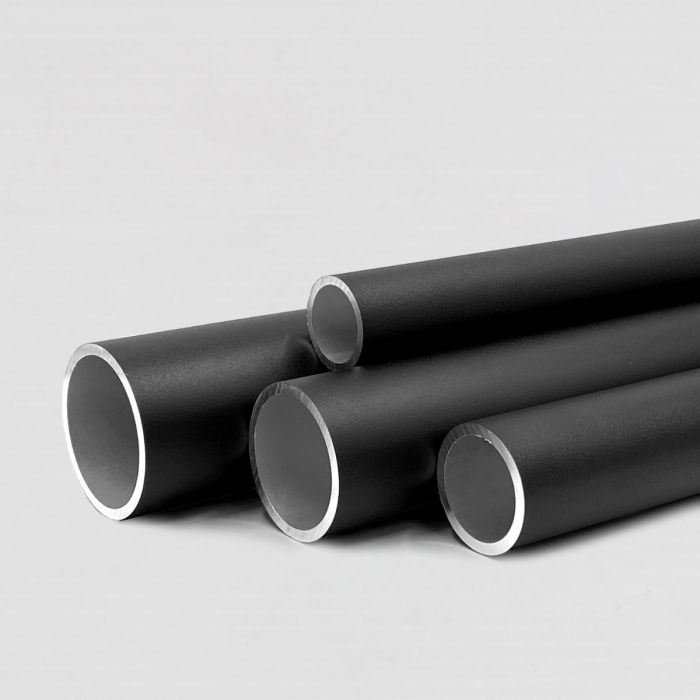 Tube en aluminium 3,0 mm noir (E) / Ø 48,3 mm